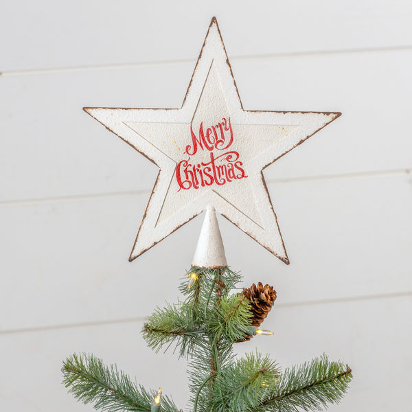 MERRY CHRISTMAS TREE TOPPER