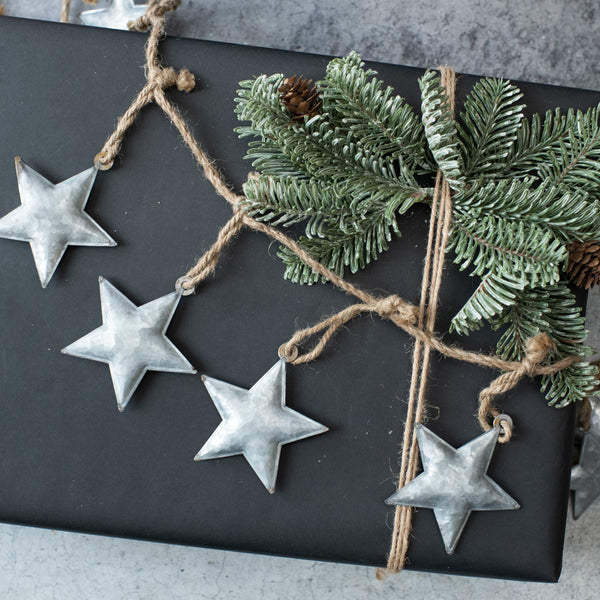 4' METAL STAR GARLAND